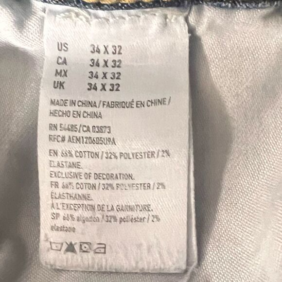 American Eagle 360 extreme flex original straight size 34 x32 stretch - Picture 6 of 7